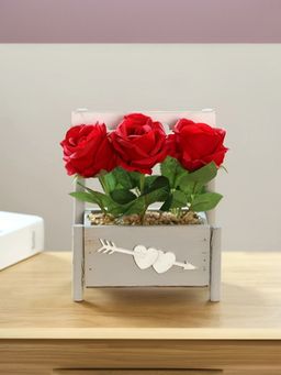UMAI - Artificial Plants I Little Red Rose Flower