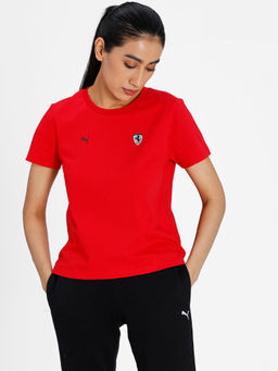 Puma - Scuderia Ferrari Motorsport Style Shield Relaxed Women's T-shirt