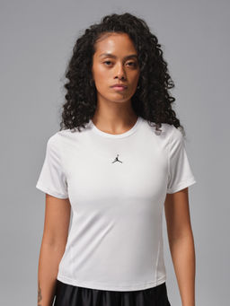 Nike - White Women's Jordan Sport Essentials Short Sleeve T-Shirt (2XL)