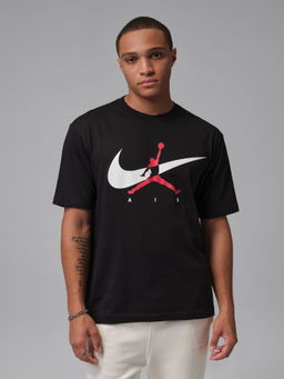 Nike - Black Men's Jordan Brooklyn Short Sleeve T-Shirt (2XL)