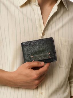 Hidesign - Hydor W2 Genuine Leather Men's Bi Fold Wallet - Olive