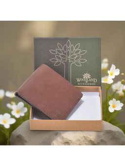 WOODLAND - Casuals Brown Leather Wallet For Men