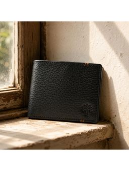 WOODLAND - Casuals Black and Tan Leather Wallet For Men