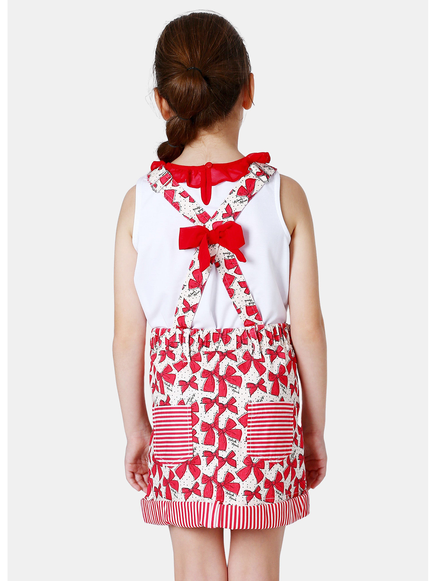Buy Disney Red Minnie Mouse Dungaree 