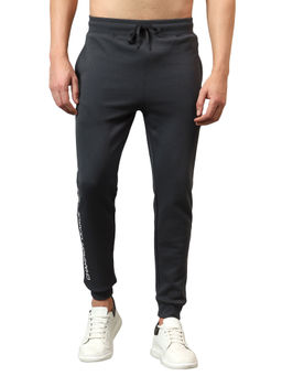 Cantabil - Men Grey Solid Track Pant