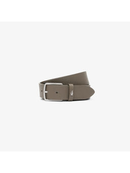 Lacoste - Men Brown Grained Leather Belt