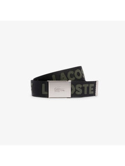 Lacoste - Men Black Jacquard Belt