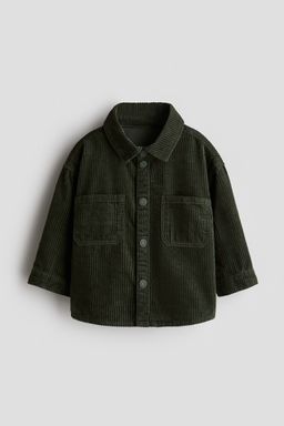 H&M - Boys Green Cotton Corduroy Shirt