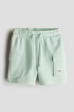 H&M - Boys Green Sweatshirt Cargo Shorts