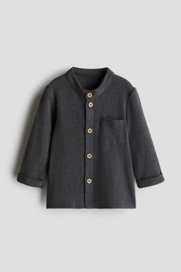 H&M - Boys Grey Grandad Jersey Shirt