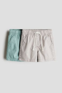H&M - Boys 2-Pack Cotton Shorts