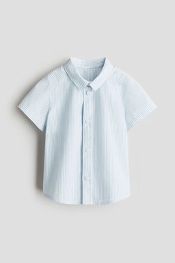 H&M - Boys Blue Cotton Poplin Shirt
