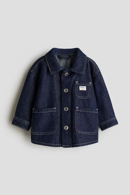H&M - Boys Blue Loose-Fit Denim Overshirt