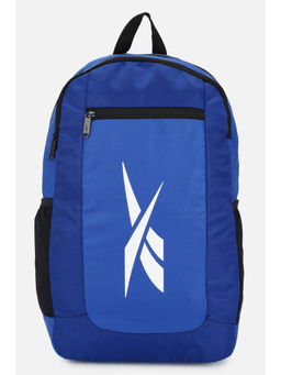 Reebok - Unisex Blue Printed Zip Closure Backpack