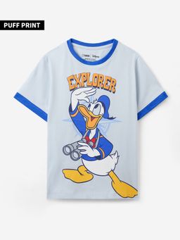 The Souled Store - Blue Graphic Regular Fit T-Shirt