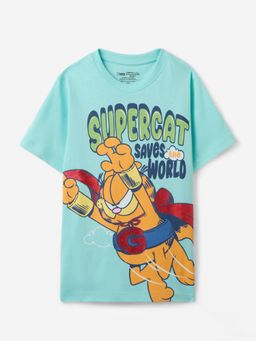 The Souled Store - Blue Graphic Regular Fit T-Shirt