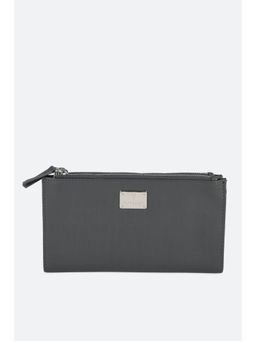 Van Heusen - Women Grey Textured Casual Wallets