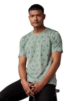 The Souled Store - Official Marvel Chibi Pattern Supima T-shirt For Mens