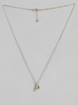 Twenty Dresses by Nykaa Fashion - Rhythms Of Alphabet P Necklace