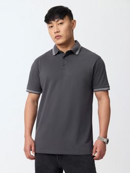 The Souled Store - Pique Naval Men Polo T-Shirt