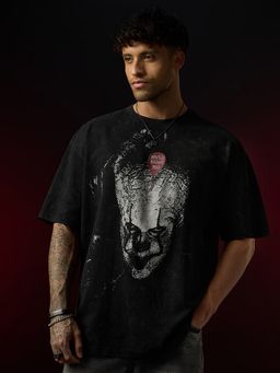 The Souled Store - Official It: Pennywise Men Oversized T-Shirt