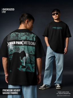 The Souled Store - Official Linkin Park: Vintage Meteora Men Oversized T-Shirt