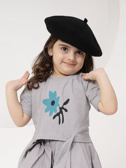 Cookie Pookie - Grey Printed Half Sleeves Regular T-Shirt
