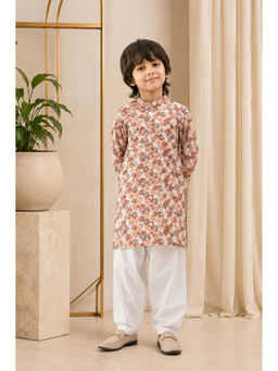 Misbis - Straight Printed Kurta With Pyjama