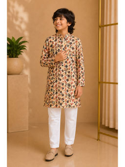 Misbis - Straight Printed Kurta With Pyjama
