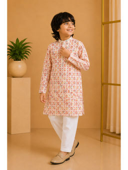 Misbis - Straight Printed Kurta With Pyjama