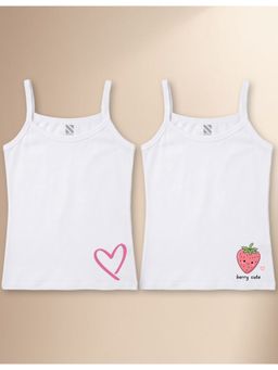Nusyl - Multi-Color Solid/Plain Camisoles (Pack of 2)