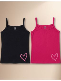 Nusyl - Multi-Color Solid/Plain Camisoles (Pack of 2)