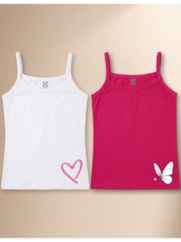 Nusyl - Multi-Color Solid/Plain Camisoles (Pack of 2)