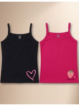 Nusyl - Multi-Color Solid/Plain Camisoles (Pack of 2)