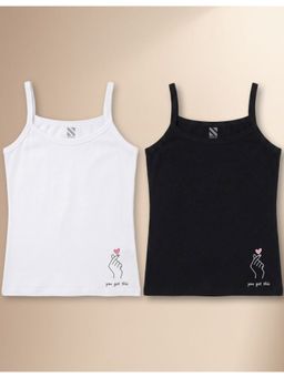 Nusyl - Multi-Color Solid/Plain Camisoles (Pack of 2)