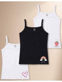 Nusyl - Multi-Color Solid/Plain Camisoles (Pack of 3)
