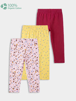 Carter's - Organic Cotton Leggings In Assorted Prints (Pack of 3)