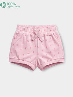 Carter's - Baby Girl Organic Cotton Pull-On Shorts In Fruit Print
