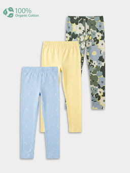 Carter's - Organic Cotton Leggings In Assorted Prints (Pack of 3)