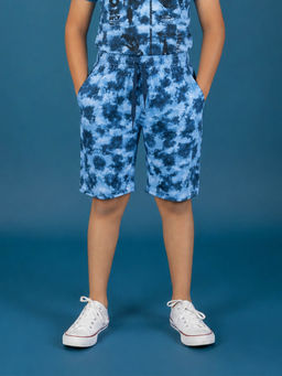 KiddoPanti - Boys Cotton Knit Tie and Dye Shorts