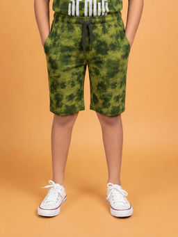 KiddoPanti - Boys Cotton Knit Tie and Dye Shorts