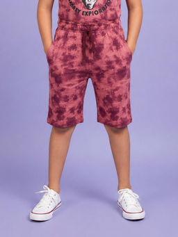 KiddoPanti - Boys Cotton Knit Tie and Dye Shorts