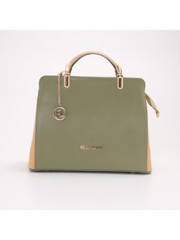 Pelle Luxur - Signature Green Satchel Bag for Women