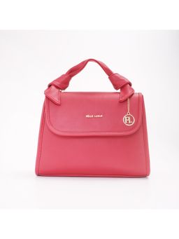 Pelle Luxur - Demon Pink Satchel Bag for Women