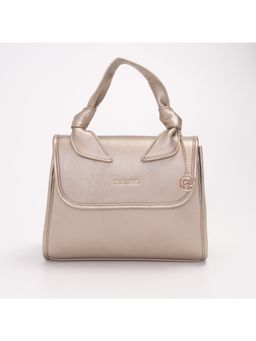 Pelle Luxur - Bince Golden Satchel Bag for Women