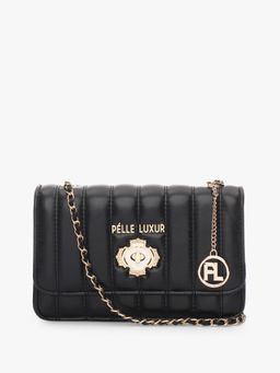 Pelle Luxur - Quelte Black Sling Bag for Women