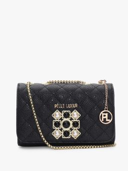 Pelle Luxur - Prestine Black Sling Bag for Women