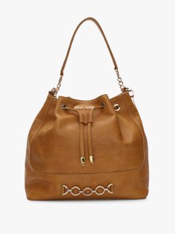 Pelle Luxur - Zukat Tan Shoulder Bag for Women