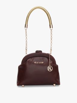 Pelle Luxur - Soplet Brown Shoulder Bag for Women