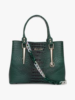 Pelle Luxur - Green Satchel Bag for Women